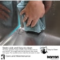 thumbnail image 5 of Karran 32" Undermount 18-Gauge Stainless Steel 60/40 Double Bowl Kitchen Sink Kit, 5 of 6