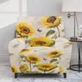 thumbnail image 2 of Kuiaobaty Sunflower Butterfly Print Recliner Couch Cover for Pets Breathable Reclining Sofa Slipcover Durable Recliner Chair Cover with Side Pocket Washable Reclining Slipcover Nonslip, 2 of 8