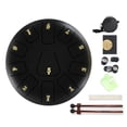 thumbnail image 1 of Btafrte 8 Pulgadas 11 Tune Tongue Drum Hand Pan Instrumentos Musicales Percusión (negro), 1 of 9