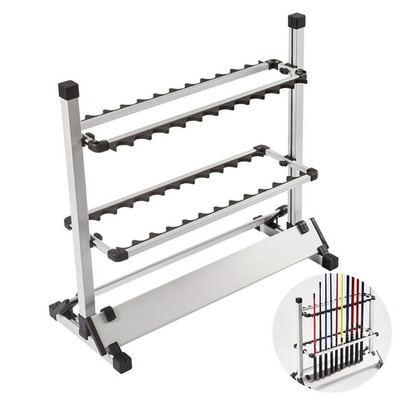 unbranded  Easy to Assemble Fishing Rod Rack Aluminum Storage