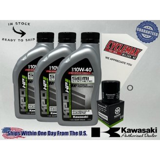 Cyclemax Full-Synthetic KPO Oil Change Kit fits 2023-2024 Kawasaki