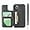 Black, variant on iPhone 11 Pro Luxury PU Leather Wallet Case with Card Holder,2 Magnetic Clasp,Card Cash Slots,Stand Function Flip Wrist Lanyard Strap Back Case for iPhone 11 Pro, 5.8",Black