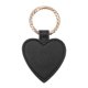 thumbnail image 1 of Clip magnético para sombrero Vevor de cuero PU negro con forma de corazón, 1 of 5