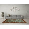 thumbnail image 3 of Ahgly Company Indoor Rectangle Oriental Light Blue Industrial Area Rugs, 3' x 5', 3 of 4
