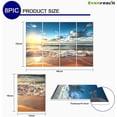 thumbnail image 2 of BUBOS 8 Pack Art Acoustic Panels Soundproof Wall Panels,48X32Inches Sound Absorbing Panels,Decorative Acoustical Wall Panels, Acoustic Treatment for Recording Studio, Beach, 2 of 6