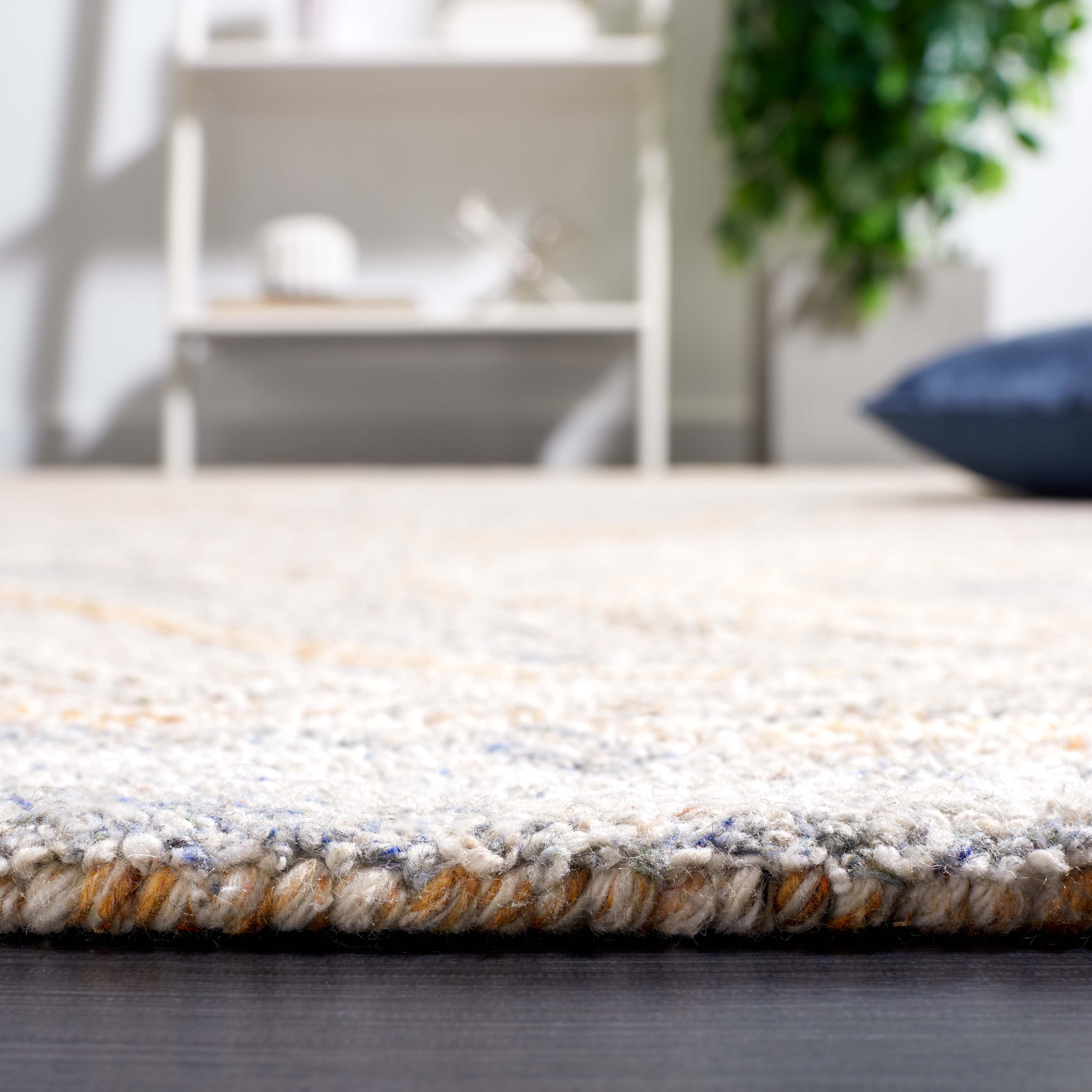 SAFAVIEH Abstract Allure Corina Swirl Area Rug, Gray/Brown, 4' x 6'