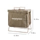 thumbnail image 3 of Cesta de ropa plegable con asas | Cesto para ropa plegable para dormitorios, apartamentos y guarderías | Gran capacidad para guardar ropa, juguetes y ropa de cama | Gris, verde, azul marino y caqui, 3 of 8