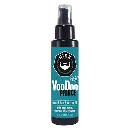 Gibs Voodoo Prince Beard, Hair & Tattoo Oil - 4 (Best Beard Ever Commercial)