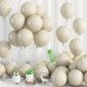 thumbnail image 3 of Globos de fiesta Bezente de látex arenoso blanco, 30 cm, paquete de 100, 3 of 7