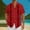 Red, variant on SGFCWSX Men's Printed Guayabera Short Sleeve Button Up Shirt Casual Cuban Collar Shirt for Tropical Summer Outfits Red Size XL