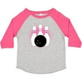 thumbnail image 3 of Inktastic Bowling Pins Cute Bowler Girls Toddler T-Shirt, 3 of 5