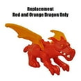 thumbnail image 2 of Replacement Parts for Fisher-Price Imaginext Blazing Battler's Dragon Playset - HCG66 ~ Replacement Red and Orange Dragon, 2 of 5