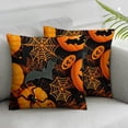 thumbnail image 3 of nygtbtfer Halloween PillowSet of 2 Skull Ghost Decor Throw Pillows Case Indoor Outdoor Decorative Cushion Covers Halloween Decoration for Couch Sofa White, 3 of 7