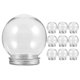 thumbnail image 1 of Good 10pcs Diy Snow Globe Water Globes Screw Off Caps Empty Snow Globe Making Props The Better One, 1 of 2