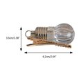 thumbnail image 3 of Led Hair Barrettes Glowing Hair Clip Light Bulb Hair Clip Hair Bangs Clip Bangs Pin Bulb Hairpins Y2KHair Accessories, 3 of 9