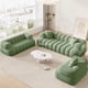 thumbnail image 3 of High Quality Cream Clouds Sofa Green Straight Free Shipping Comfort Couch Customized Small Family Divano Letto Home Furniture My Lux Decor Round, 3 of 16