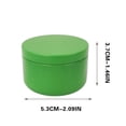 thumbnail image 3 of 50ml Aluminum Screw Jars - Green Cosmetic Cream Cans for DIY Lip Balm, Travel Organizer, Candle Making Supplies, Reusable Skincare Containers, 3 of 5