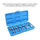 thumbnail image 5 of Juego de herramientas de zócalo Irfora Juego de 10 Uds., 12 puntas, triple cuadrado S pline Bit Socket Set con caja de herramientas portátil G rid Portable Irfora Juego de herramientas de zócalo, 5 of 7