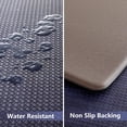 thumbnail image 2 of Kitchen Rugs Non Slip, Cushioned Kitchen Floor Mats Set of 2, Grey Anti-Fatigue Kitchen Mat Waterproof, Ergonomic Memory Foam Standing Mat for Bar,Office,Desk,Laundry, 2 of 5