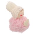 thumbnail image 5 of Mini colgante adorable de muñeco de nieve de 10x8cm, colgante de bola de Navidad para decoración de árbol de Navidad, color rosa, 5 of 5