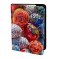 thumbnail image 2 of Rateoe Easter Eggs Pattern Passport Holder Wallet Leather Mulit-purpose Travel Wallet Credit Cards Case ,Passport Cover for Women Men-6.5 in, 2 of 5