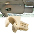 thumbnail image 6 of 1 Piece Beige Sun Visor Retainer Clip Bracket For Toyota-Camry For Corolla New, 6 of 8