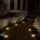 thumbnail image 2 of Solar Ground Lights, 8 LED Solar Powered Disk Lights Outdoor Waterproof Landscape Lawn Lighting for Garden Yard Deck Walkway Patio Pathway (8, Warm Wh, 2 of 4