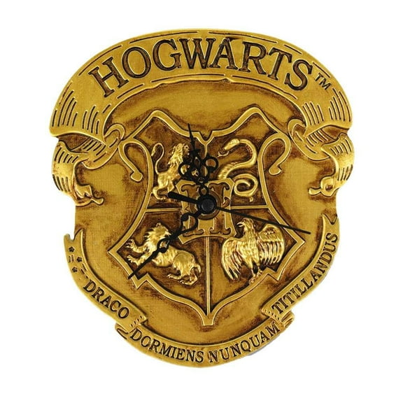 Harry Potter Hogwarts Moulded Wall Clock