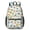 Colorful Cartoon Dinosaurs Repeated Scenery, variant on Colorful Gradient Dinosaurs Silhouettes Galaxy 17" Waterproof Oxford School Backpacks for Teens, S-Shape Padded Straps, for School, Travel, Hiking, Camping