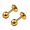 Gold, variant on Ear Studs Simple Easy Matching Titanium Steel Barbell Shape Helix Tragus Women Earrings for Party Steel 1.4cm