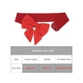 thumbnail image 3 of INSPIRE CHICWomen's Plus Size Elastic Wide Belt Dress Bowknot Waistband Decoration Fashion Versatile Belts 26.0-33.5" Red, 3 of 5