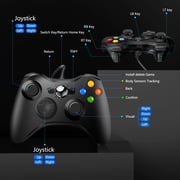 LUXMO Wired Xbox 360 Controller Gamepad Joystick Compatible with Xbox 360 /PC/ Windows 7 8 10