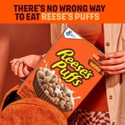 REESES PUFFS Breakfast Cereal, Chocolatey Peanut Butter Cereal Bag, 35 oz