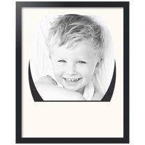 ArtToFrames Collage Photo Picture Frame with 1 - 18x24" Openings, Framed in Black with White and Black Mats (CDM-3926-1494)
