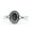 Black Agate, variant on Oval New Design Fashion Lab Created White Opal Ring Band 925 Sterling Silver Size 5