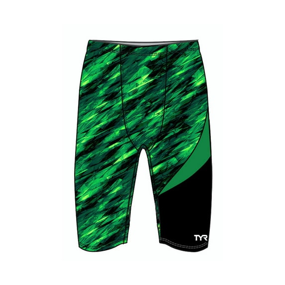 TYR Performance Vitric Wave Boy's Jammer (Green, 22)