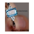 thumbnail image 4 of Stunning Square Zircon Bridal Ring - Perfect for Engagement, Wedding, and Anniversary Gifts, 4 of 4