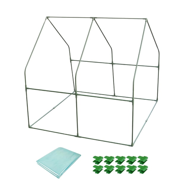 S SERENABLE Mini Greenhouse, Garden Greenhouse ,Portable ,Plant Hot House, Green House Plant Stand for Indoor Gardening Outside Vegetable 100cmx100cm