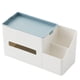 thumbnail image 1 of Caja para pañuelos de papel para sala de estar, mesa de té, cajón de papel, clasificación de artículos diversos, almacenamiento, caja de almacenamiento de plástico para control remoto, 1 of 6