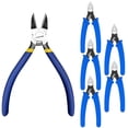 thumbnail image 1 of TianQi Small Wire Cutters Spring-loaded 5-Pack Bundle with Wire Cutter, Side Cutter, CR-V Small Flush Cutter 6-inch, 1 of 5