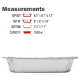 [300 Pack 8” x 8”] Square Baking Cake Pans Heavy Duty l Disposable