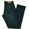 thumbnail image 2 of Urban Star Men's Stretch Relaxed Fit Straight Leg Cotton Spandex Jeans (Dark Blue Wash) 34x30, 34W x 30L, 2 of 2