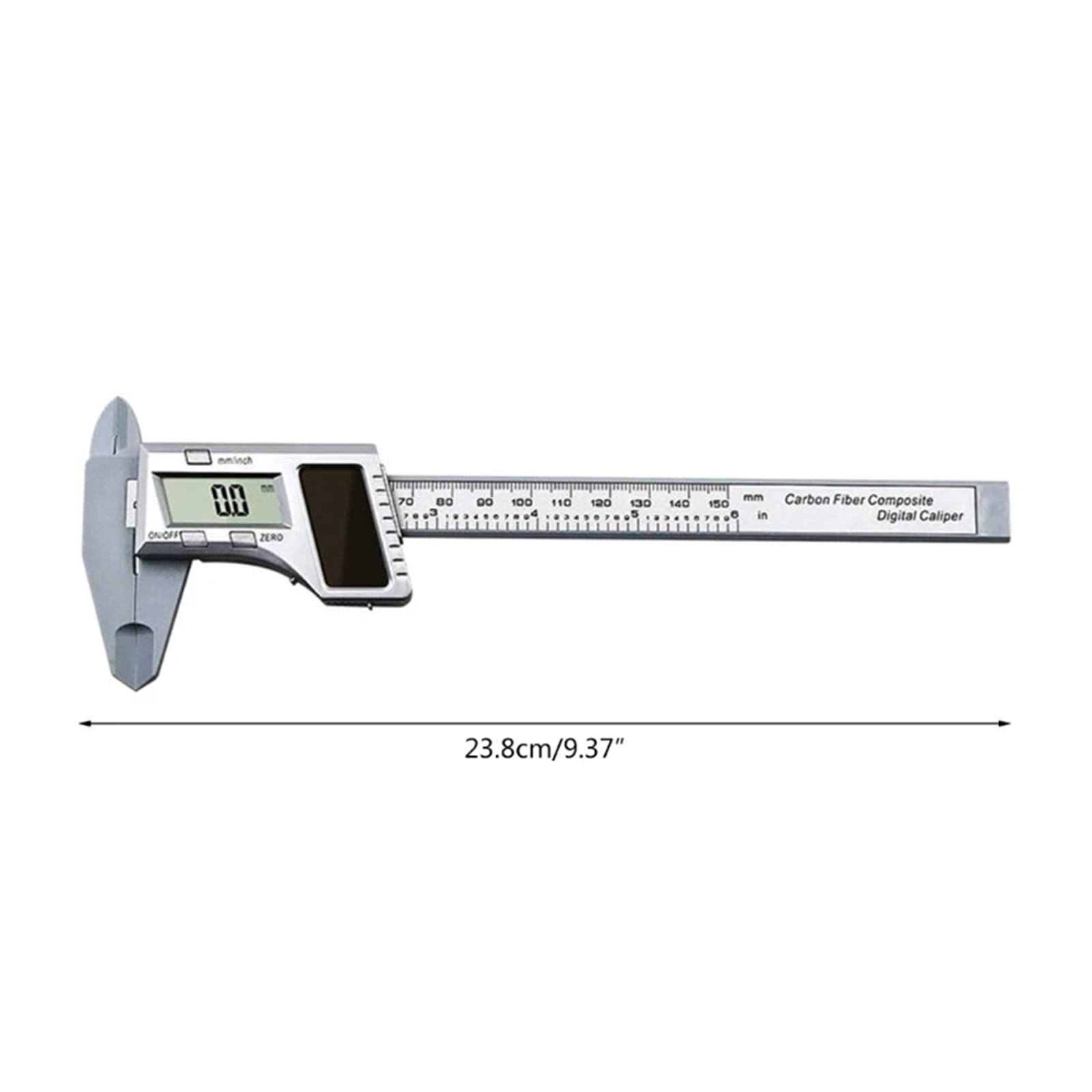 Upgraded Digital Vernier Caliper 150mm 6 Inch Electronic Micromete-r Caliper Solar Inch/MM Conversion 24cm ,Precision Measuring