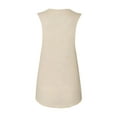 thumbnail image 3 of BELLA + CANVAS - Women's Flowy Scoop Muscle Tank - 8803 - Natural Slub - Size: XL, 3 of 3