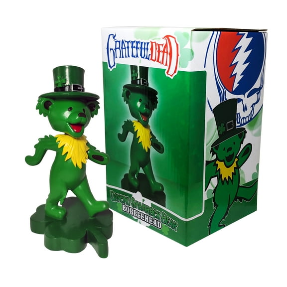 Grateful Dead Dancing Shamrock Bear Bobblehead Kollectico