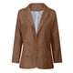 thumbnail image 5 of ICHUANYI Clearance Women Blazers Windproof Coat Trench Coat Spring Coat Blouse Jacket(Brown, XL) ICHUANYI WER2023080711413, 5 of 6