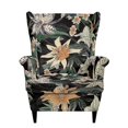 thumbnail image 2 of HELLHERO Flowers Pattern 2 Piece Wingback Chair Cover, Soft Non-slip Wingback Chair Slipcover Elastic Polyester Single-Seat Wingback Armchair Covers for Bedroom Living Room, 2 of 7