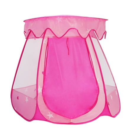 Play Games For Girls Kids Pink Princess Play Tent,Playhouse for Little Girls, Play Tent for Children Indoor and Outdoor Games Child Toys ()
