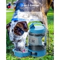 thumbnail image 3 of Botella de agua para perros Lesotc, 77 oz, portátil, cuenco de viaje, azul, 3 of 8