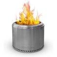 thumbnail image 1 of Duraflame 19.5 Inch Smokeless Fire Pit w/Double Walled Technology, Silver, 1 of 11